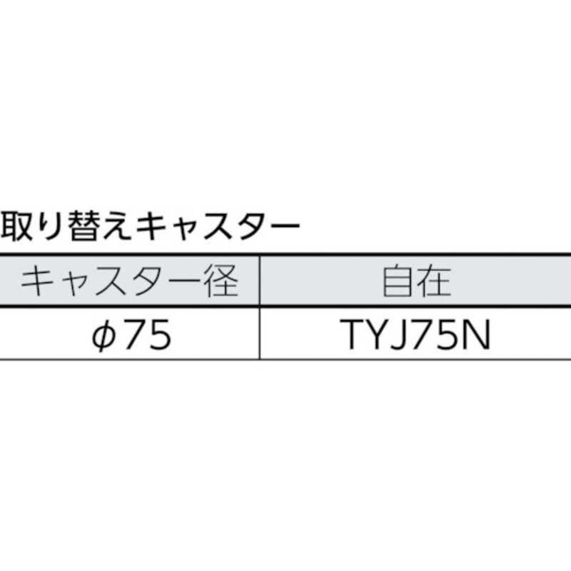 トラスコ中山　合板平台車プティカルゴ 900X450 ゴム車　PC4590G_1