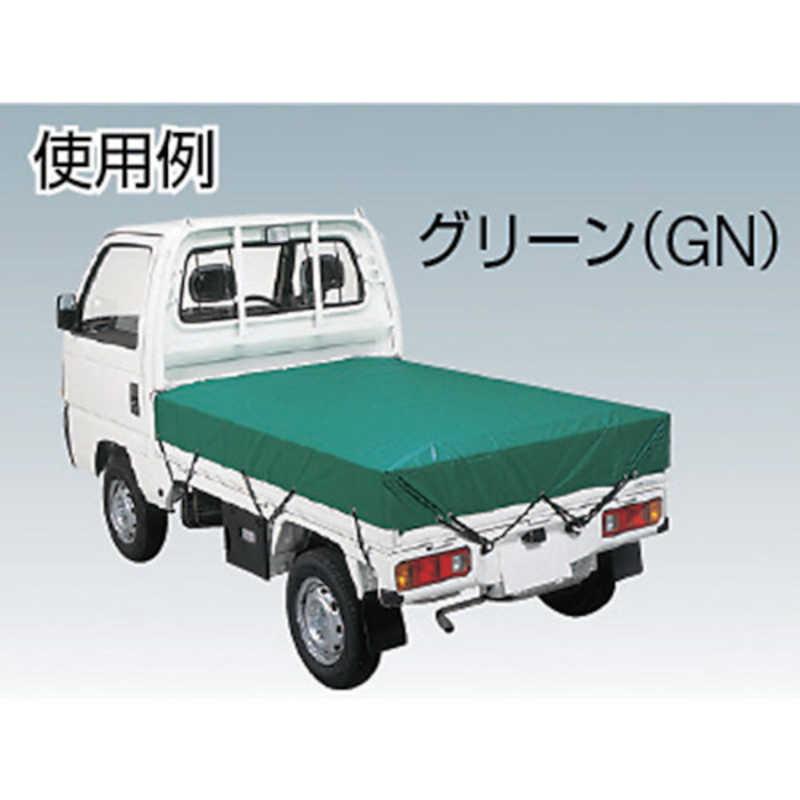 トラックシートα 軽トラック用 幅1700mmX長さ2.1m 緑_1