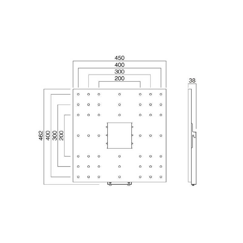 ハヤミ工産　壁掛金具 角度固定タイプ HAMILeX　LH24
