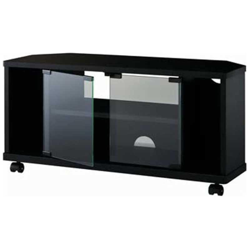 保障できる ハヤミ工産　テレビ台 ブラック　TV-LP800 コーナー設置対応 目安：〜32型対応 テレビ台、ローボード