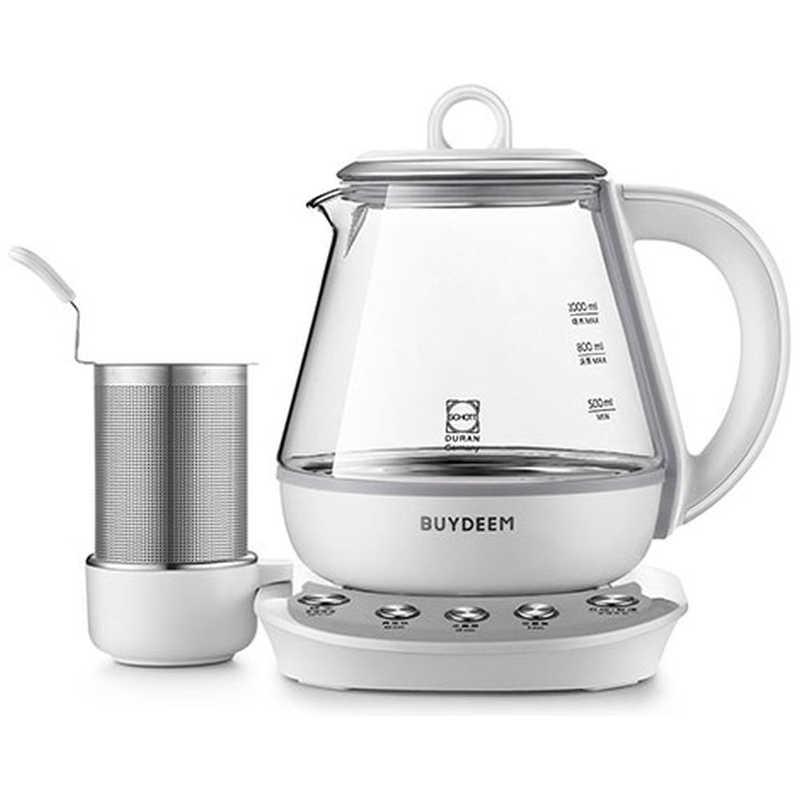 BUYDEEM（バイディーム） 薬膳ティーポット ホワイト 95101 : コジマ