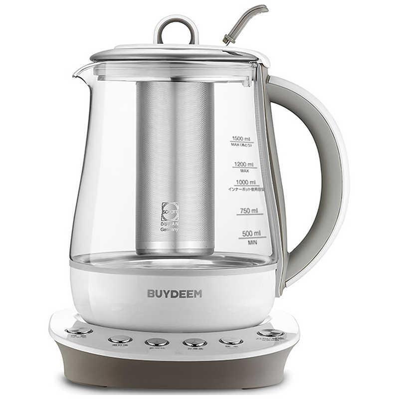 アントレックス BUYDEEM 薬膳マルチポット 1.5L 健康家電 ガラス アントレックス BUYDEEM 薬膳マルチポット 1.5L 健康家電 ガラス