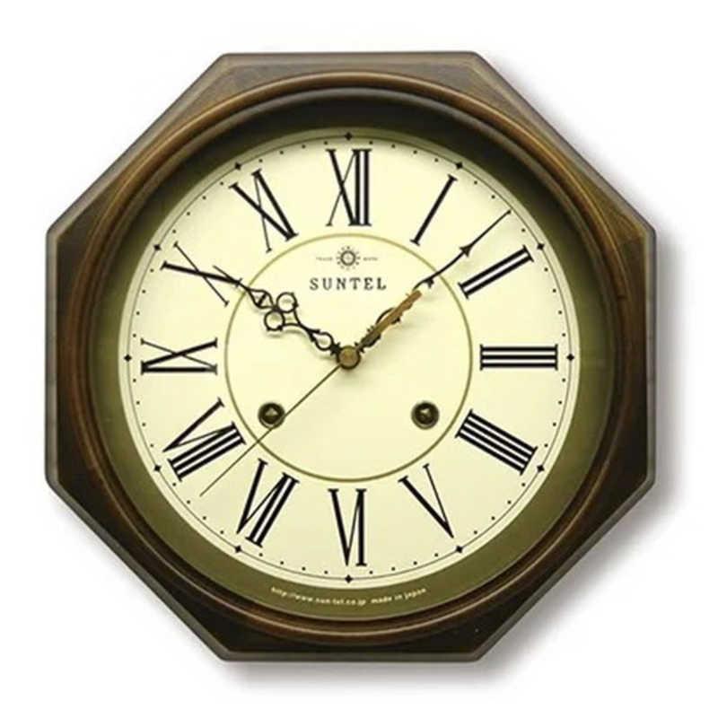 インテック EUスタイルクラシカル 電波掛け時計(ローマ文字) DQL675-R