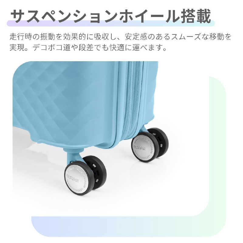 アメリカンツーリスター 拡張機能付スーツケース 機内持込 Sサイズ 1〜3泊にオススメ SQUASEM ( スクアセム ) ［TSAロック搭載］ グラシアルブルー QJ2＊02005の画像