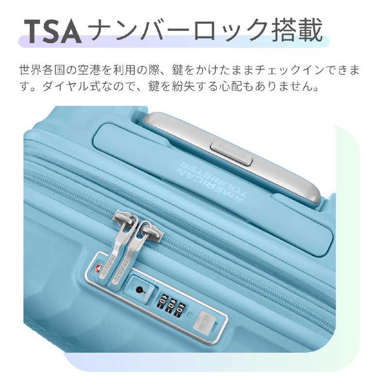 アメリカンツーリスター 拡張機能付スーツケース 機内持込 Sサイズ 1〜3泊にオススメ SQUASEM ( スクアセム ) ［TSAロック搭載］ チタニウム QJ2＊93005の画像