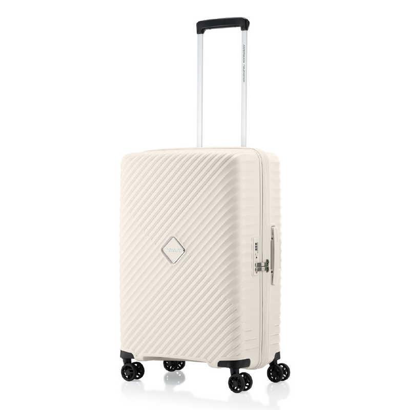 アメリカンツーリスター　軽量スーツケース 止水ファスナー Mサイズ 無料預け入れ ダイアジップ (DIAZIP) ［TSAロック搭載］ クリーム　UI5＊35002 アメリカンツーリスター 軽量スーツケース 止水ファスナー Mサイズ