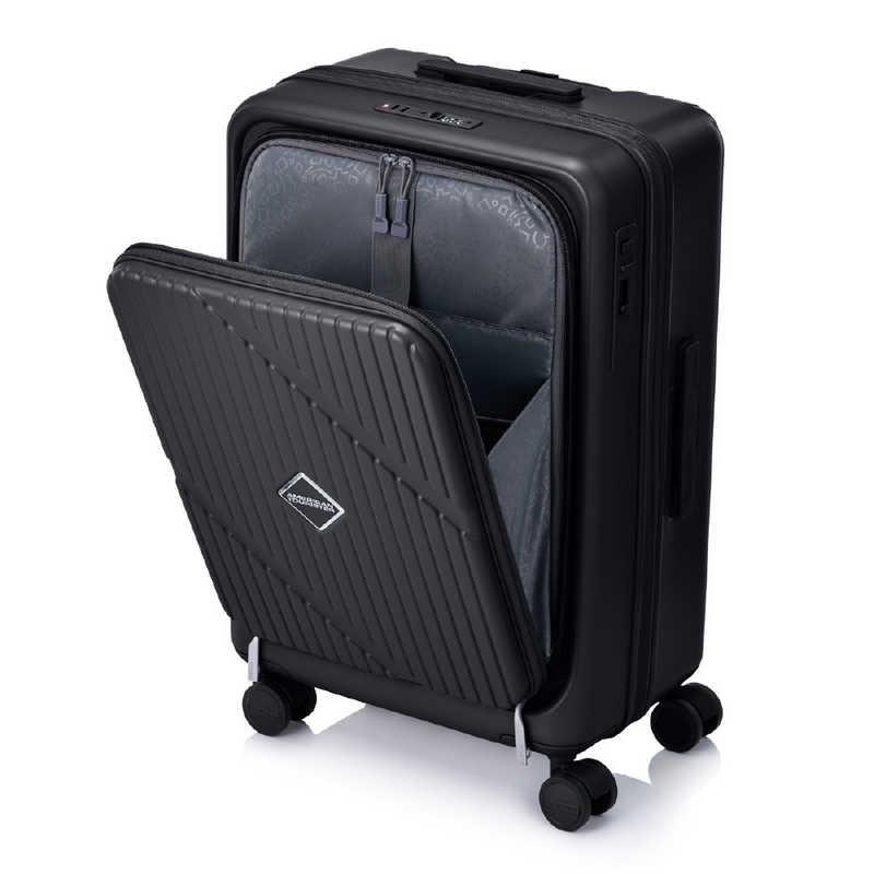 アメリカンツーリスター　ハンド　1泊から3泊　スーツケース　黒　ブラック アメリカンツーリスター ストッパー付スーツケース PCポケット 15.6