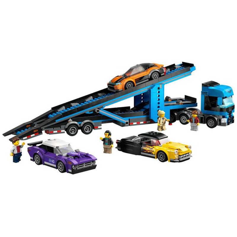 プラモデル 車 1/24 ４台セット レゴジャパン LEGO（レゴ） シティ 60408 スポーツカー輸送車 60408