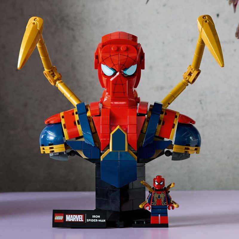 レゴジャパン レゴ(LEGO) マーベル アイアン・スパイダーマン バスト