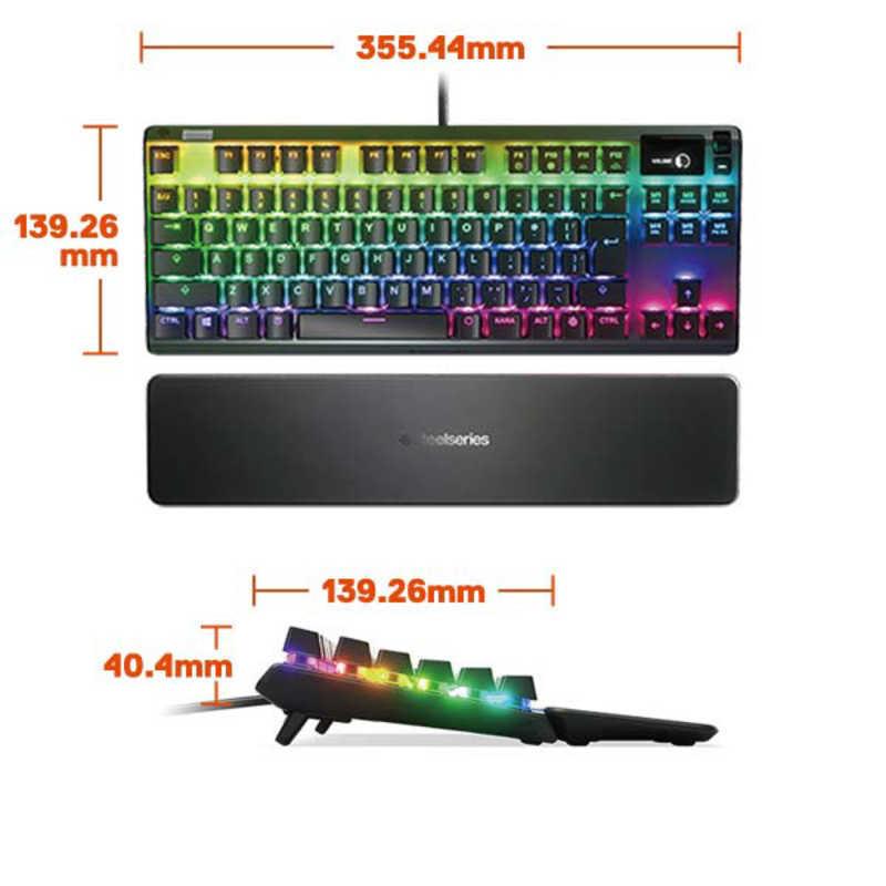 STEELSERIES ゲーミングキーボード Apex 7 TKL Blue Switch JP 日本語 