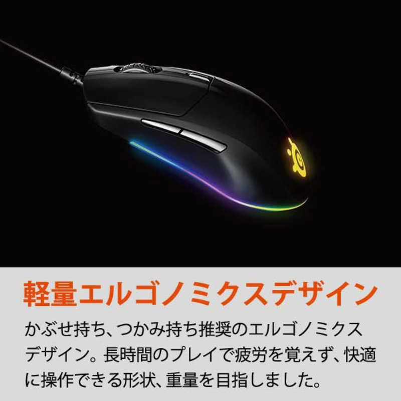 STEELSERIES　ゲーミングマウス Rival 3 [光学式 /有線 /6ボタン /USB]　62513｜y-kojima｜08