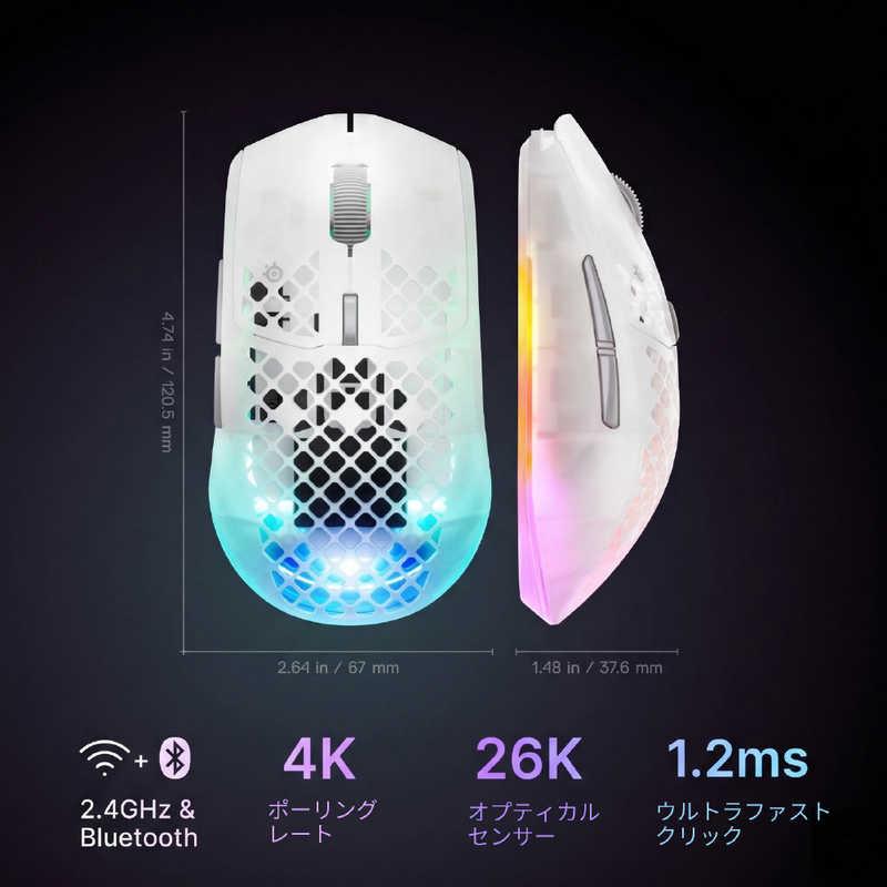STEELSERIES Aerox 3 Wireless Gen 2 ［光学式 / 有線/無線(ワイヤレス
