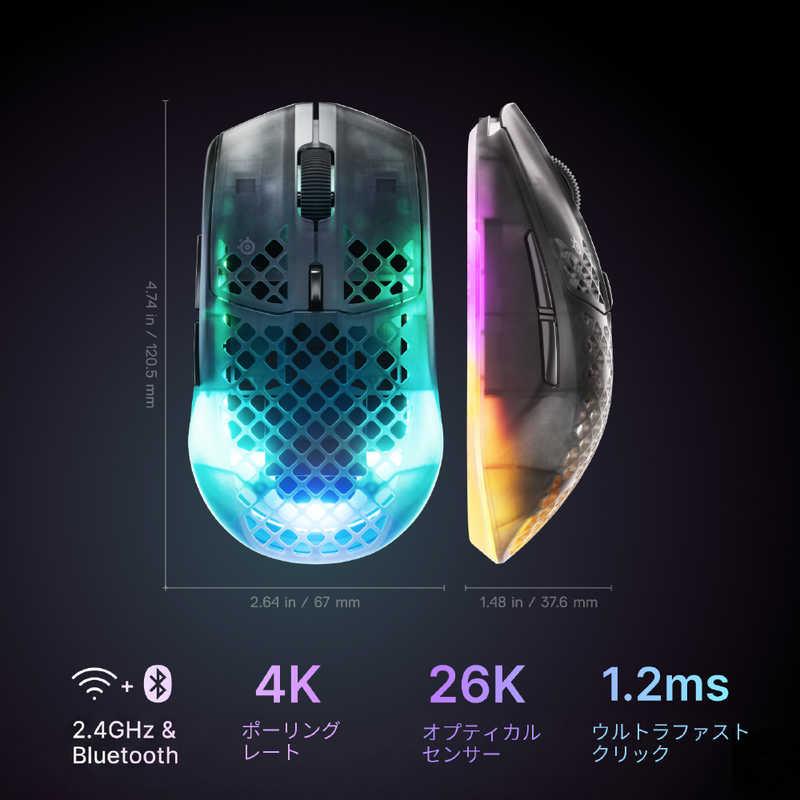 STEELSERIES Aerox 3 Wireless Gen 2 ［光学式 / 有線/無線(ワイヤレス
