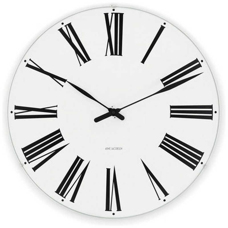 【新品未使用】アルネ ヤコブセンRoman Wall Clock 29cm インテック 掛時計 Roman Wall Clock 29cm white/black ARNE JACOBSEN