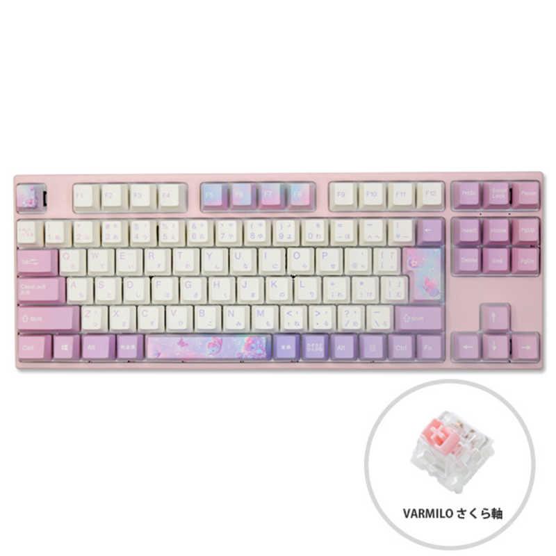 Varmilo ゲーミングキーボード Dreams on Board 92(サクラ軸) [有線 