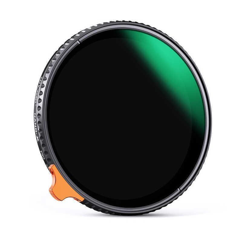 K＆FCONCEPT　NANO-X バリアブル NDフィルター 72mm 減光範囲ND2~ND400　KF-NNDX72