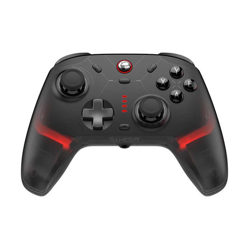 GAMESIR 無線 ＆ 有線接続 スイッチ/ iOS/ アンドロイド/ Windows PC 対応 ゲーミングコントローラー アルミ合金製充電台付き GameSirCyclone2BBLの画像