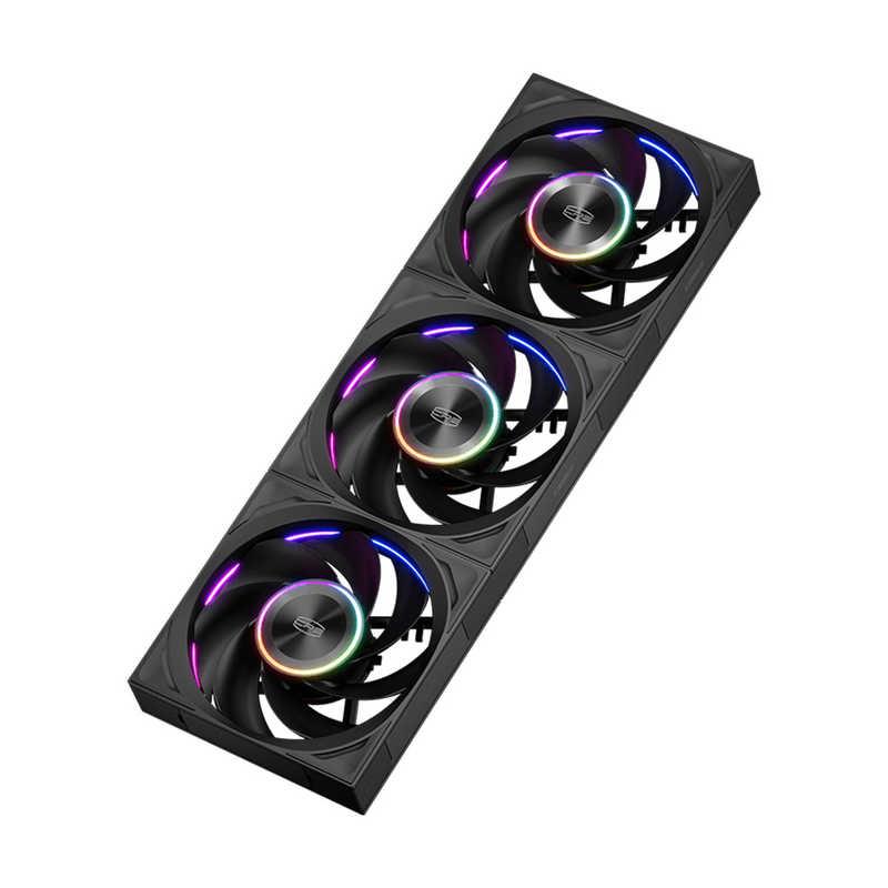 PCCOOLER ケースファン×3 ［120mm / 3000RPM］リバースVer. F7X120R