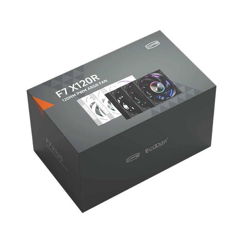 PCCOOLER ケースファン×3 ［120mm / 3000RPM］リバースVer. F7X120R