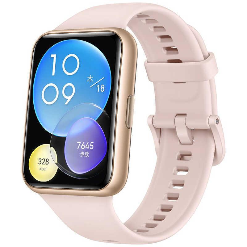 HUAWEI　スマートウォッチ HUAWEI WATCH FIT 2/Sakura Pink　WATCHFIT2/PINK｜y-kojima