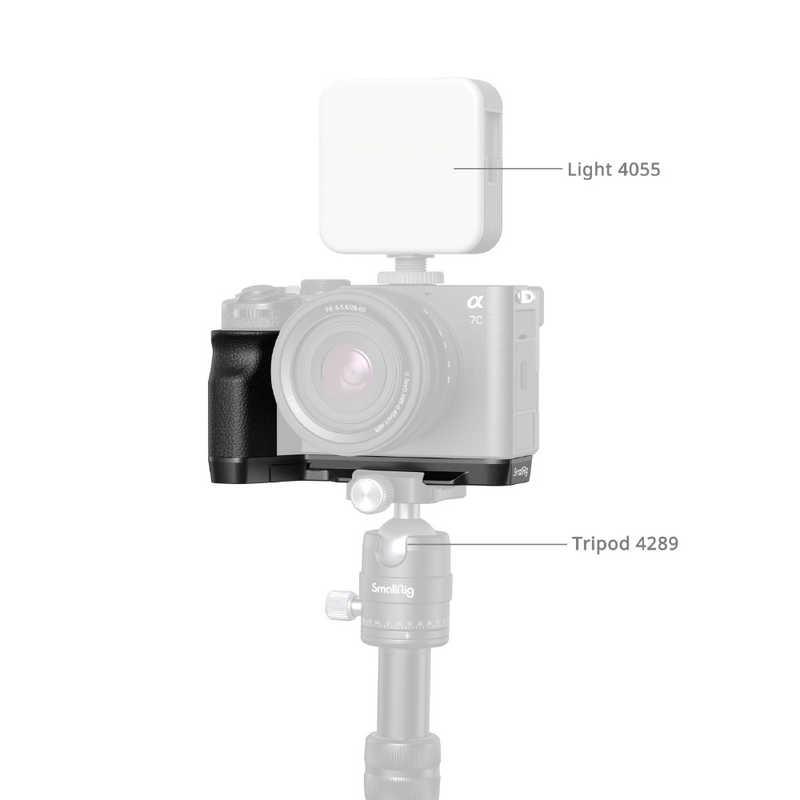 SMALLRIG A7C II/A7CR用 ハンドグリップ L型 クイックリリースプレート