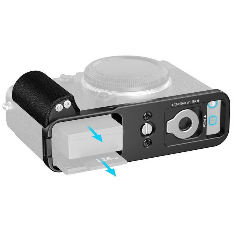 SMALLRIG FUJIFILM X-E5用 シリコンハンドル付きL字型マウントプレート