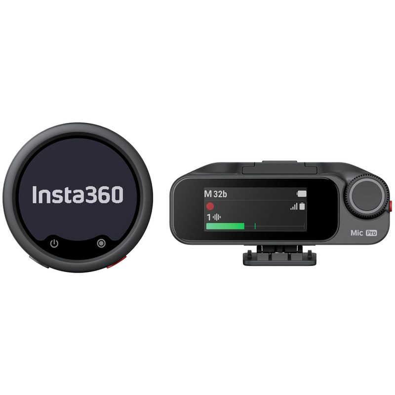 Insta360 Mic Pro グラファイト・ブラック INSTA360 Mic Pro (1 TX ＋ 1 RX) グラファイトブラック MCB10