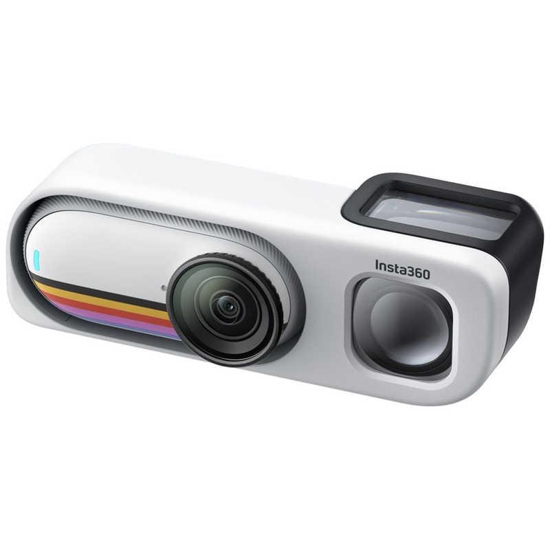 INSTA360　GO 3S レトロキット 128GB ［4K対応 / 防水］ キャンバスホワイト　CINSAATA-GO3SRETRO128G-CW（Yahoo!・コジマYahoo!店）
