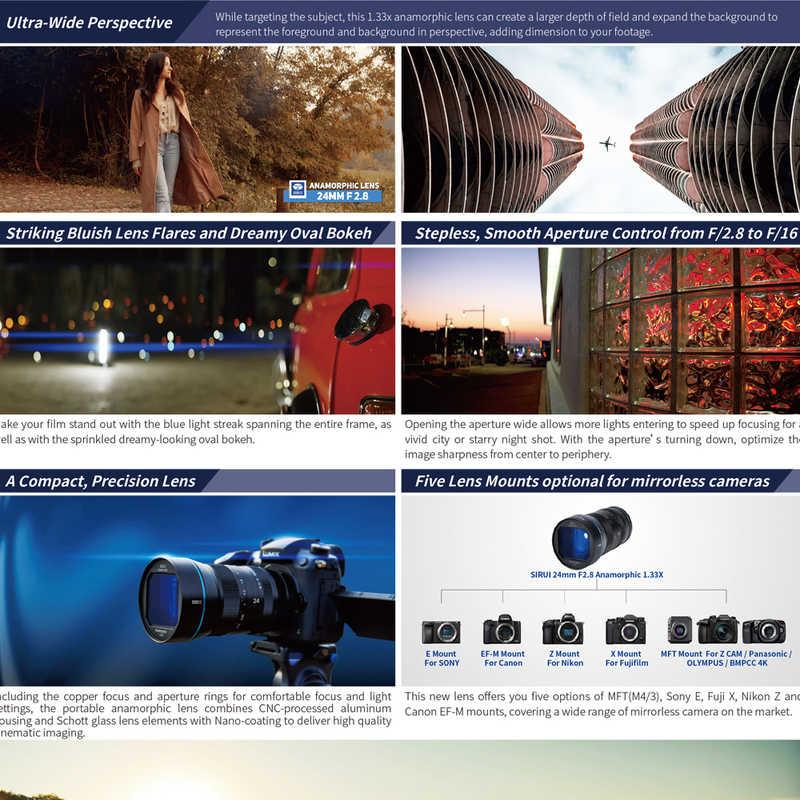 SIRUI カメラレンズ (フジフィルムX用) SR24-X-JP : コジマYahoo!店  