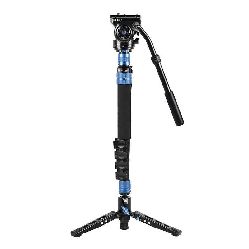 SIRUI カーボンファイバー製5段一脚 S セット(油圧式雲台：VH-10  