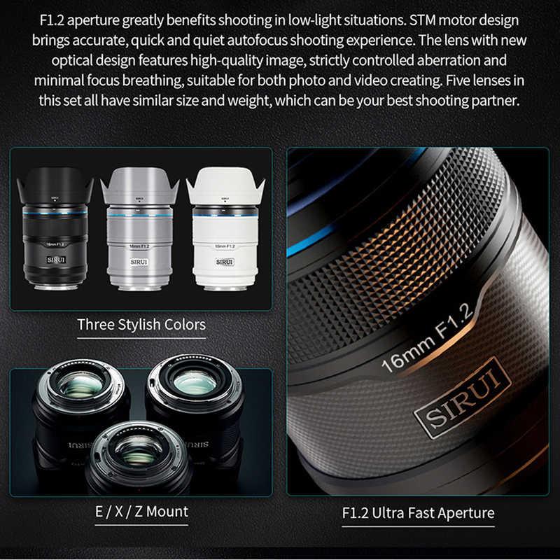 カメラ 値下げ【美品】SIRUI 16mm 75mm f1.2レンズセット