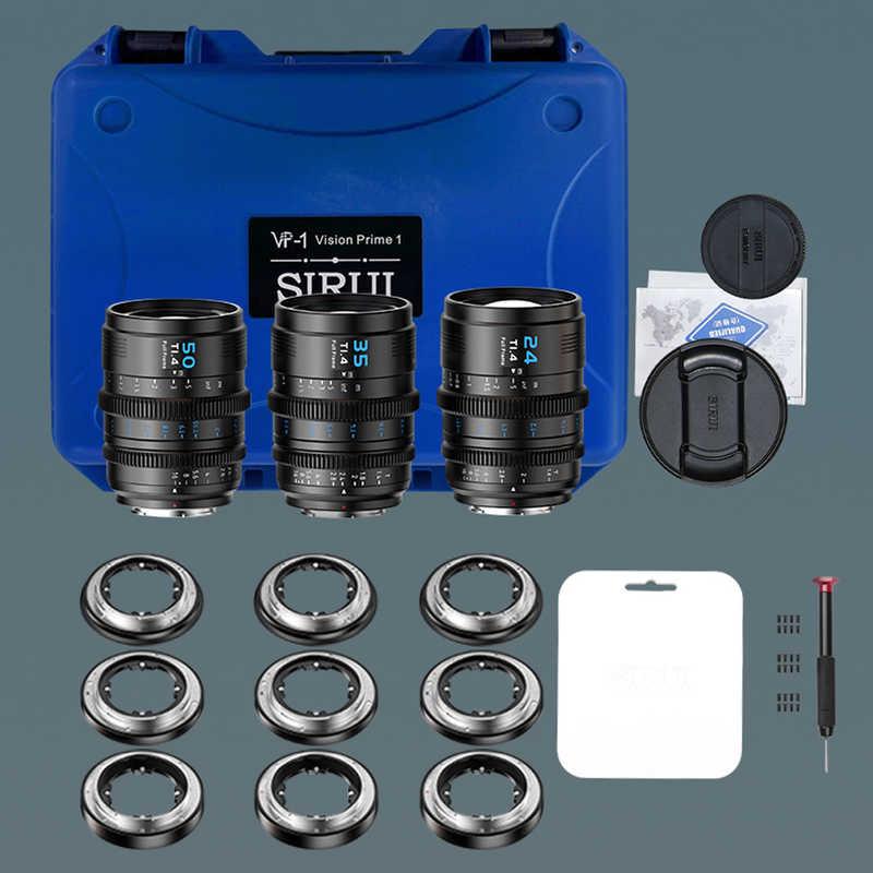 SIRUI シネマレンズ T1.4 Full Frame 3本セット(24mm/35mm/50mm SIRUI シネマレンズ T1.4 Full Frame 3本セット(24mm/35mm/50mm