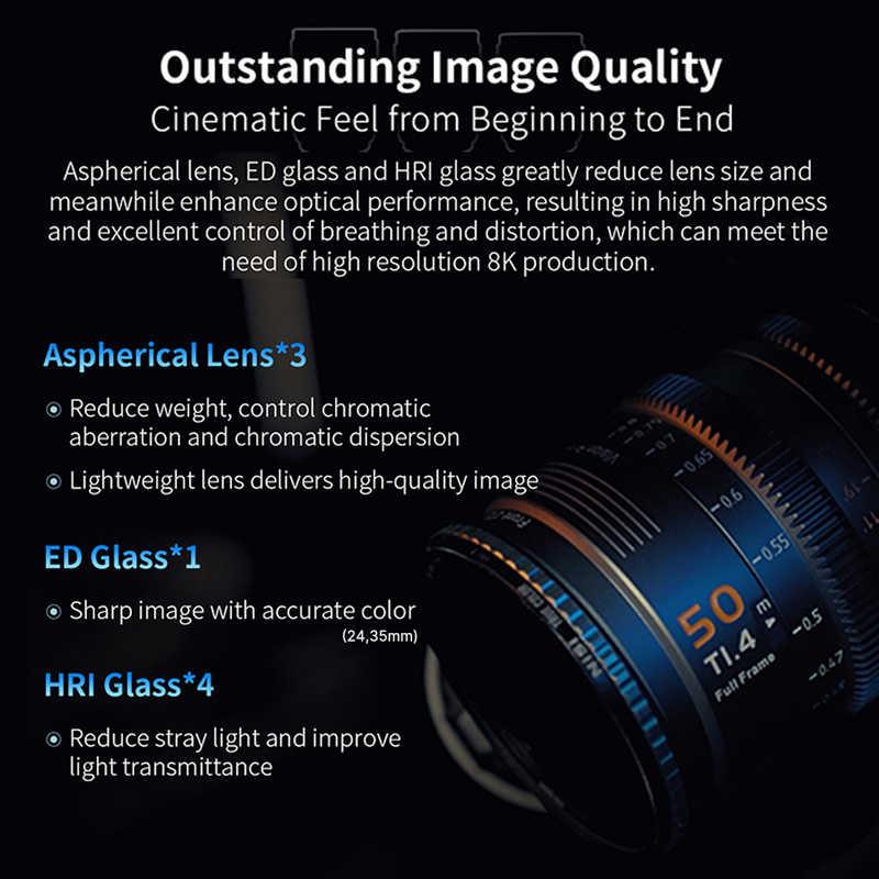 SIRUI シネマレンズ T1.4 Full Frame 3本セット(24mm/35mm/50mm SIRUI シネマレンズ T1.4 Full Frame 3本セット(24mm/35mm/50mm