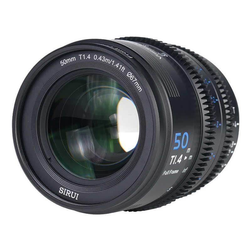SIRUI マウント交換式シネマレンズ T1.4 Full Frame 50mm E/ブラック(L 