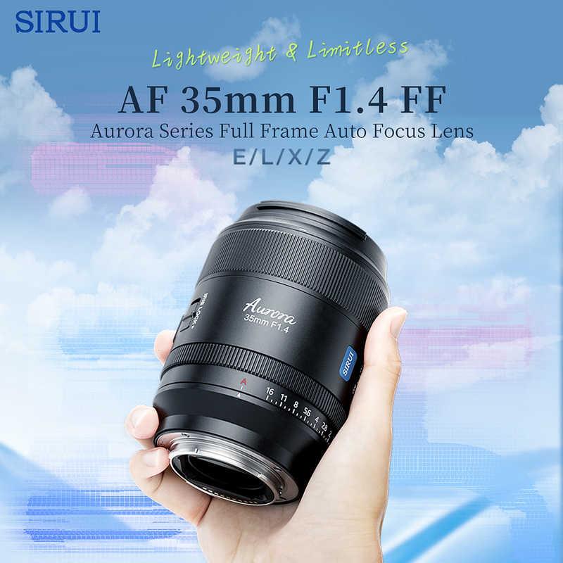 SIRUI オートフォーカスレンズ F1.4 Full Frame 35mm E/ブラック 