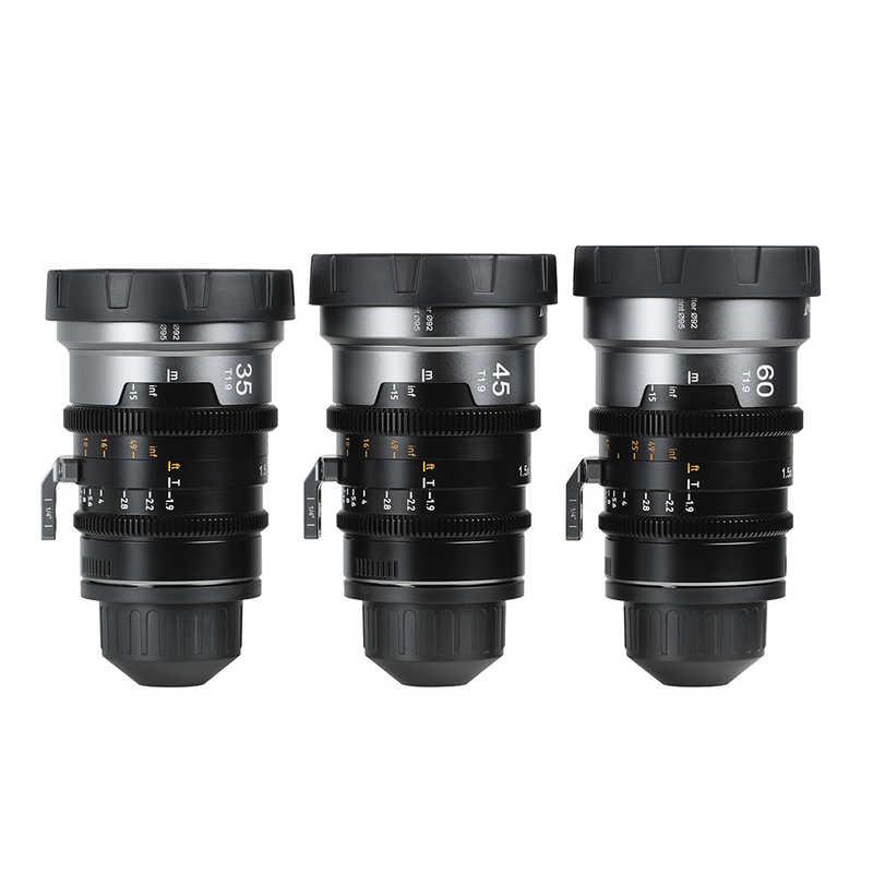 SIRUIIronStarマウント交換式アナモルフィックレンズ 1.5x Full Frame 3本セット(35/45/60mm)  PL/ナチュラルフレア(EFアダプター/フィルター2種付) SIRUI  IRON-3S-N+292A-JP ［単焦点レンズ］の商品画像（ソフマップ）