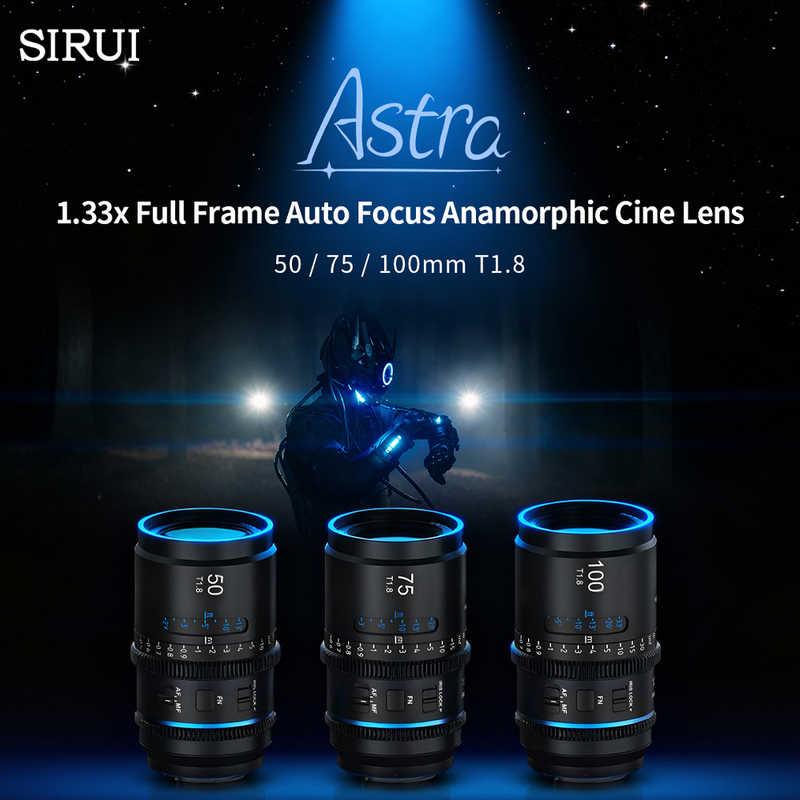 SIRUI Astra オートフォーカス アナモルフィックシネレンズ 50mm T1.8