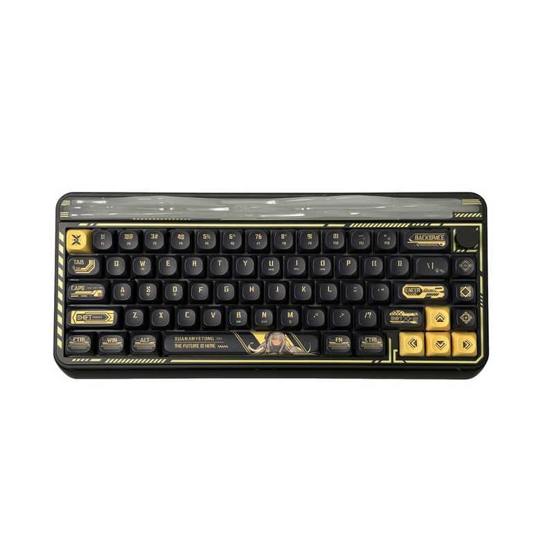 AULA ゲーミングキーボード ハードコアガスケット構造 アイスロック
