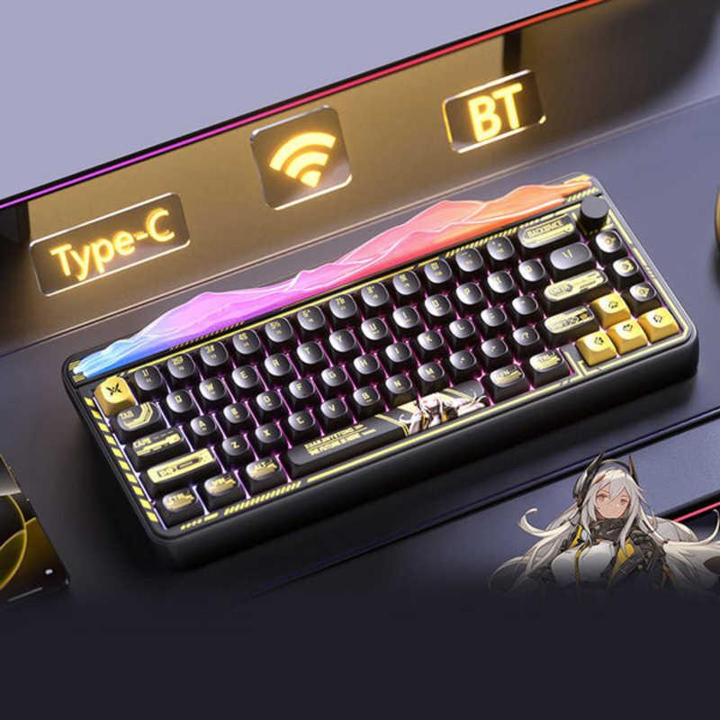 AULA ゲーミングキーボード ハードコアガスケット構造 アイスロック