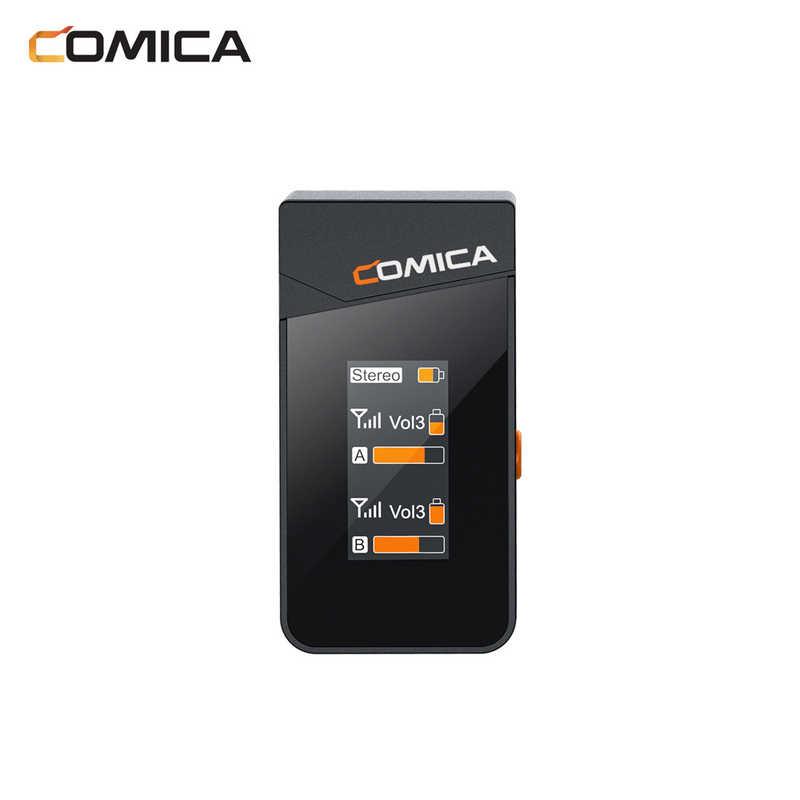 COMICA 2.4G デュアルチャンネル ミニワイヤレスマイク VimoC3