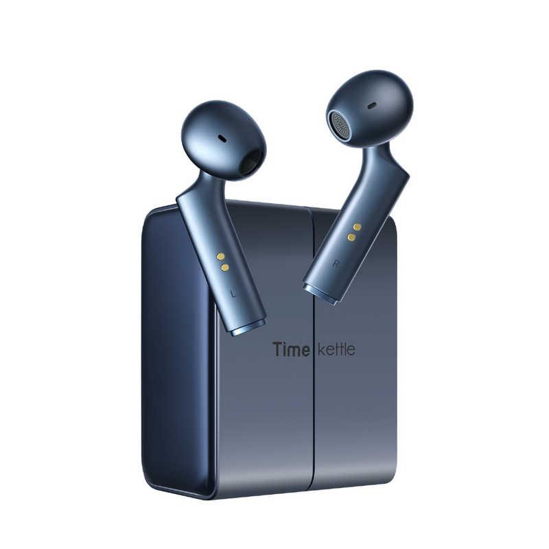 TIMEKETTLE W4 AI翻訳イヤホン ミッドナイトブルー TMK012 : コジマ