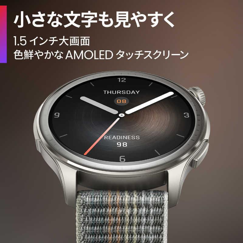 アマズフィット スマートウォッチ 46mm AI音声操作アシスタント アマズフィット スマートウォッチ 46mm AI音声操作アシスタント