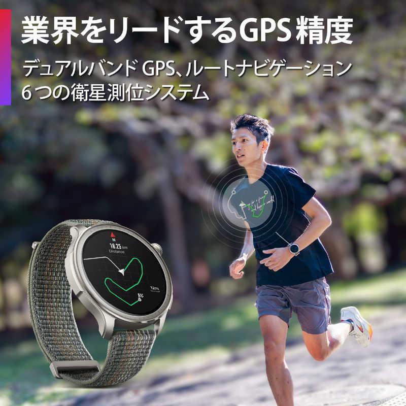 アマズフィット スマートウォッチ 46mm AI音声操作アシスタント アマズフィット スマートウォッチ 46mm AI音声操作アシスタント