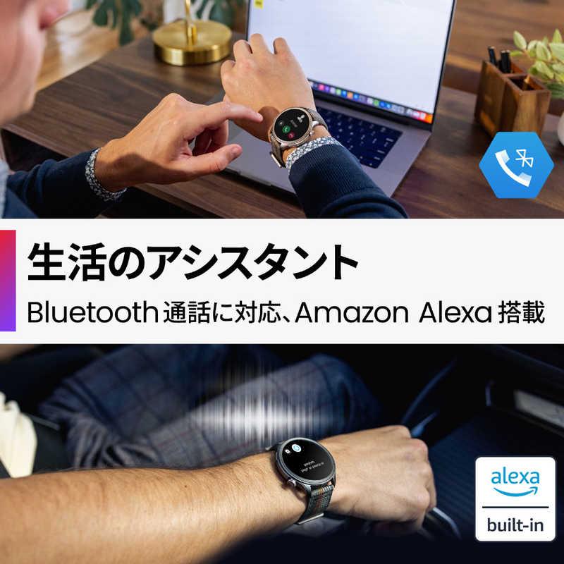 アマズフィット スマートウォッチ 46mm AI音声操作アシスタント アマズフィット スマートウォッチ 46mm AI音声操作アシスタント