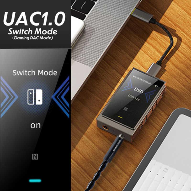 SHANLING ポータブルヘッドホンアンプ UP6 [ ハイレゾ対応 / DAC機能対応 / Bluetooth対応 ] グレー UP6-GRYの画像