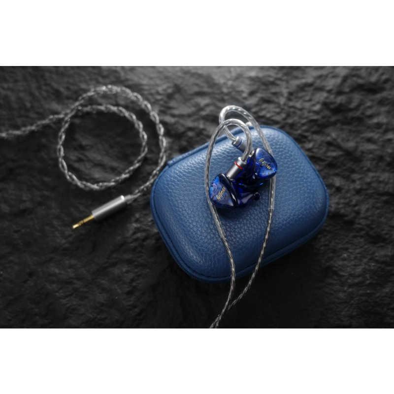 QOA ハイレゾ対応イヤホン サファイヤブルー bijou : コジマYahoo!店