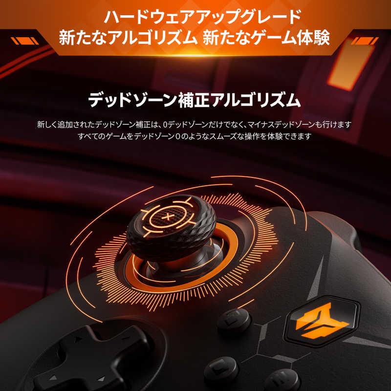 BIGBIGWON 無線/有線ゲームコントローラー Windows PC/iPhone/Android対応 GALE hall combo Black GALEHallcomboBlackの画像