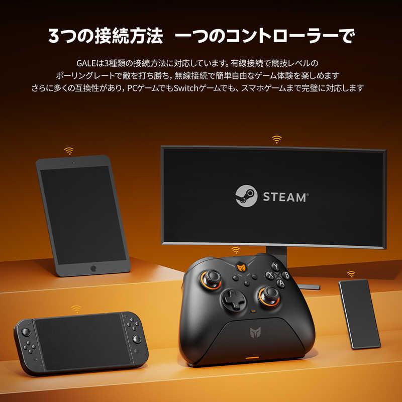 BIGBIGWON 無線/有線ゲームコントローラー Windows PC/iPhone/Android対応 GALE hall combo Gray GALEHallcomboGrayの画像