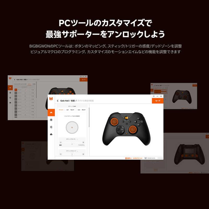 BIGBIGWON 無線/有線ゲームコントローラー Windows PC/iPhone/Android対応 GALE hall combo Gray GALEHallcomboGrayの画像
