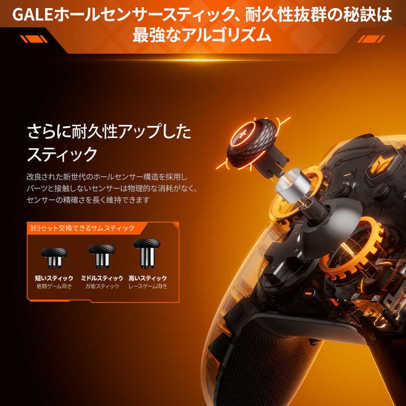 BIGBIGWON 無線/有線ゲームコントローラー Windows PC/iPhone/Android対応 GALE hall combo Gray GALEHallcomboGrayの画像